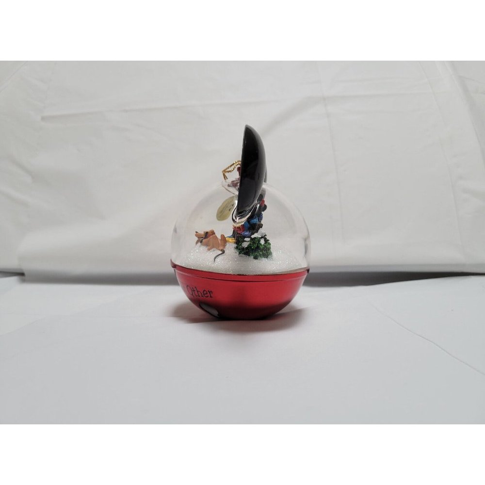 Mickey Mouse 2008 Snow Globe Ornament A LOVE LIKE SNOW OTHER Bradford #A0278 COA - Picture 2 of 10
